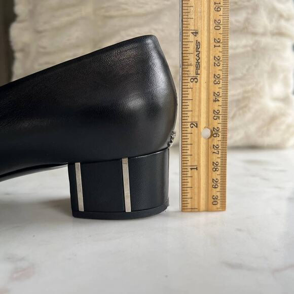 Chanel Classic Mid-Height Cap Toe Pointy Chunky Heels - Picture 16 of 16